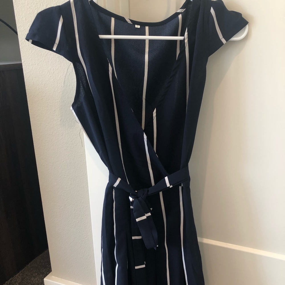 Navy Romper